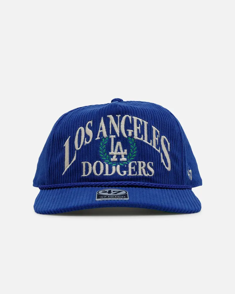 47 Brand Los Angeles Dodgers 'Pitchout' 47 Hitch Corduroy Snapback Blue 1