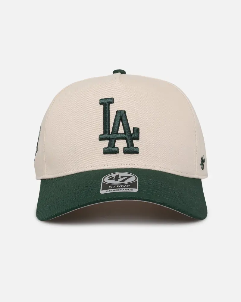 47 Brand Los Angeles Dodgers 'Two-Tone Dodgers' 47 Mvp Dt Snapback Natural/Dark Green 1
