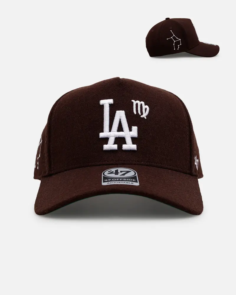 47 Brand Los Angeles Dodgers 'Zodiac' Virgo 47 Offside Snapback Brown 1