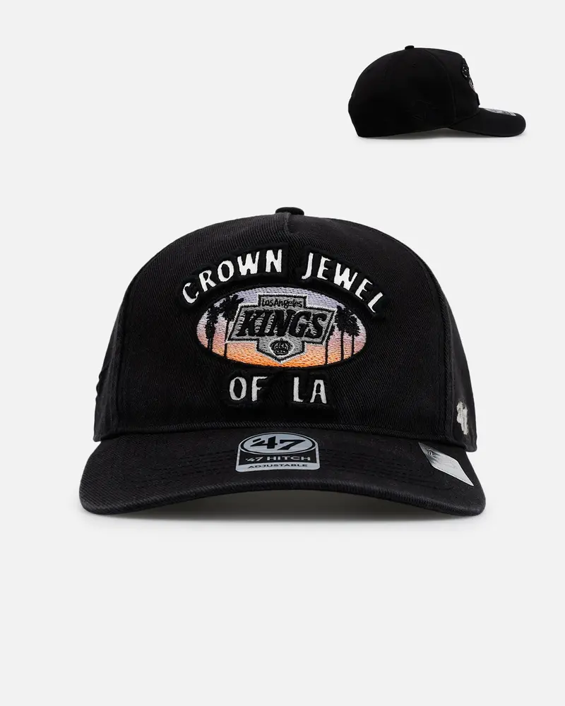 47 Brand Los Angeles Kings 'Nhl Trophy Case' Premium Hitch Snapback Black 1