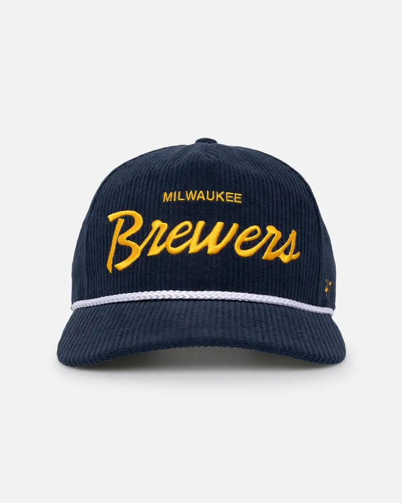 47 Brand Milwaukee Brewers 'Mlb Opening Day' Crossrope Hitch Snapback Navy 1