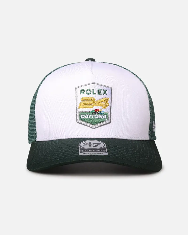 47 Brand Nascar 47 Offside Dt Trucker Snapback White/Dark Green 1