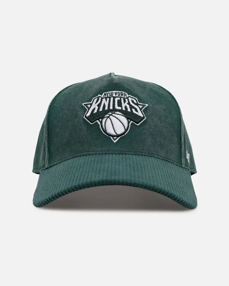 47 Brand New York Knicks 'Apollo Cord Dark Green' 47 Offside Snapback Dark Green 1