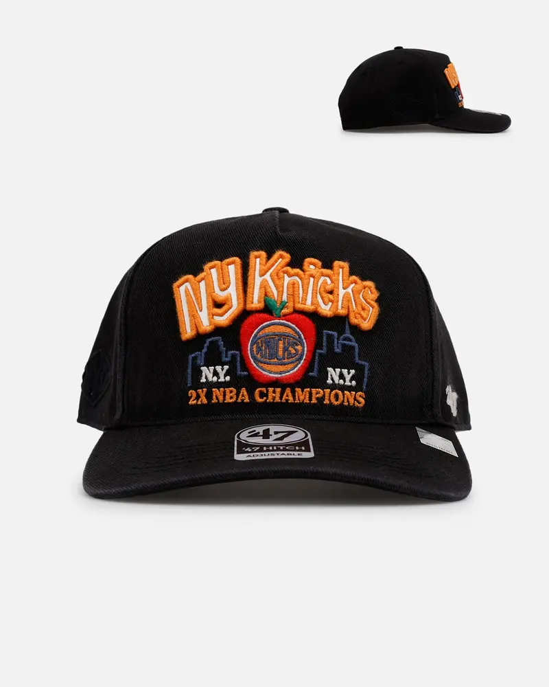 47 Brand New York Knicks 'Nba Trophy Case' Premium Hitch Snapback Black 1