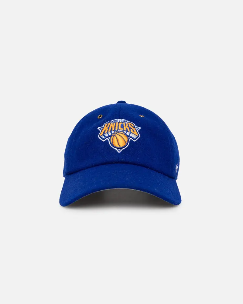 47 Brand New York Knicks Wooly Clean Up Strapback Royal 1