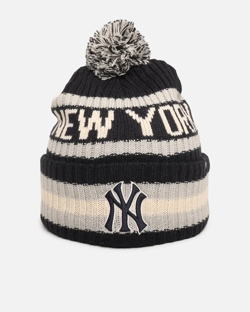 47 Brand New York Yankees 47 Cuff Knit Beanie Navy 1