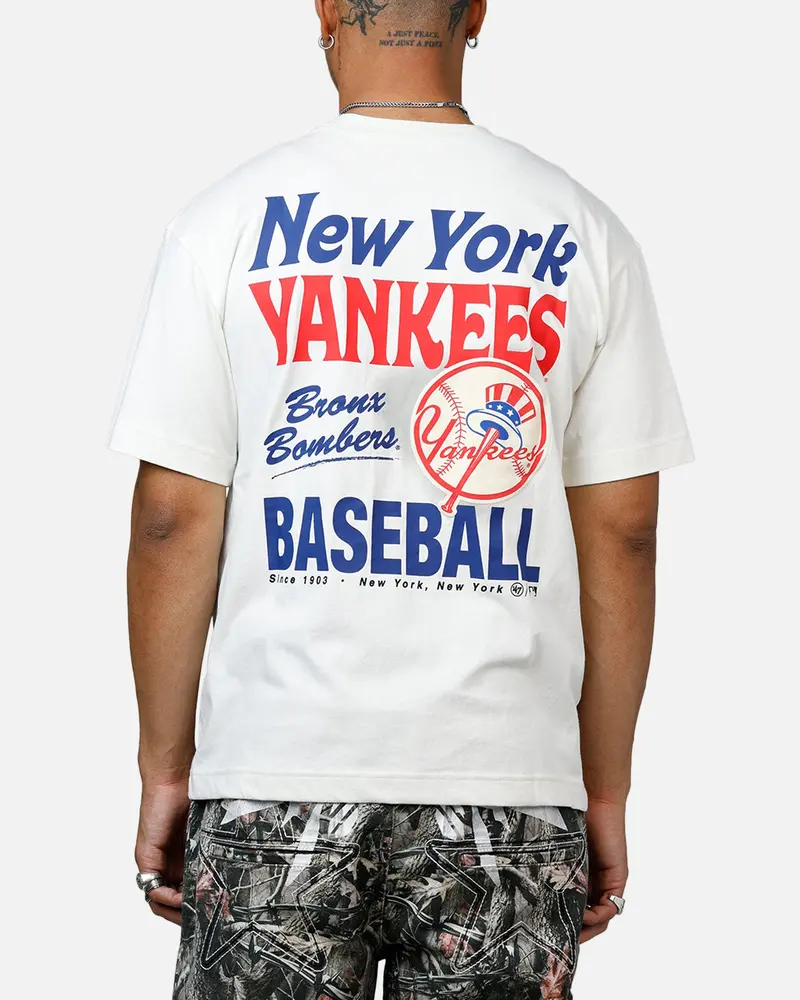 47 Brand New York Yankees All Fire T-Shirt White 1