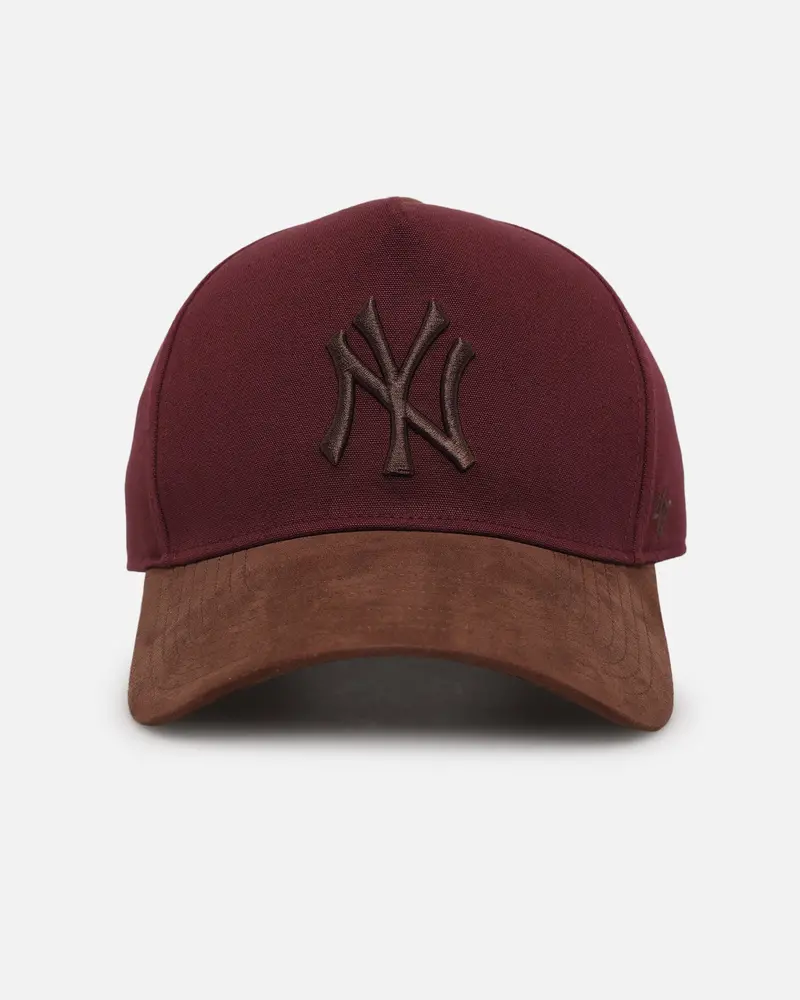 47 Brand New York Yankees 'Cherry Pie' Offside Dt Snapback Dark Maroon 1