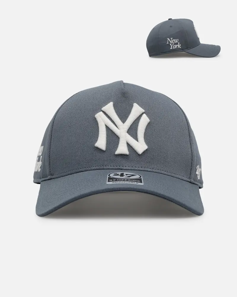 47 Brand New York Yankees 'Contemporary Basics' Offside Dt Snapback Dark Grey 1