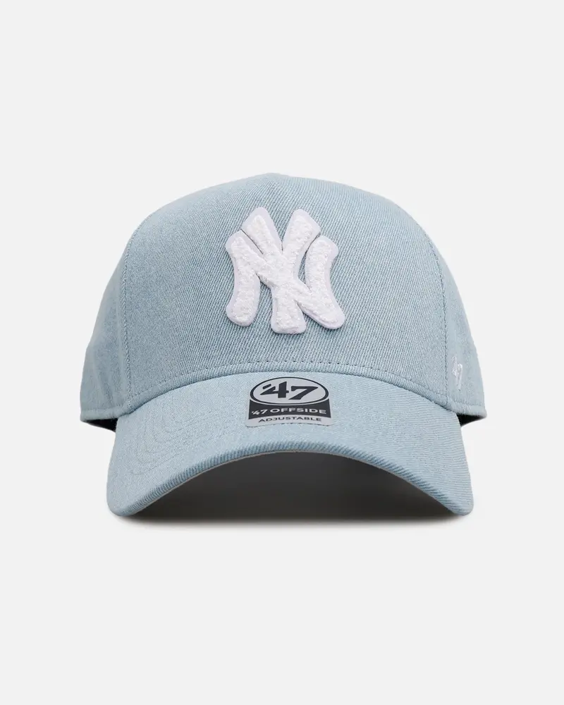 47 Brand New York Yankees 'Denim Chenille' 47 Offside Snapback Denim 1