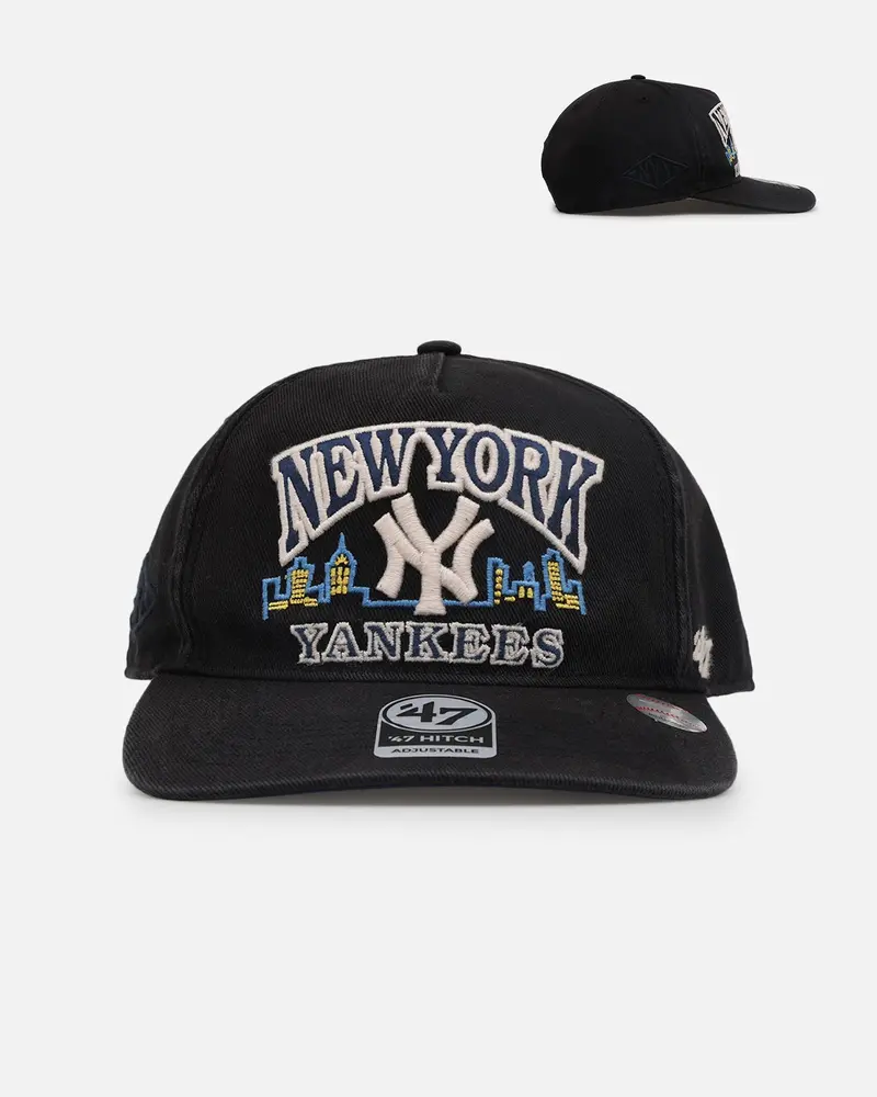 47 Brand New York Yankees 'Mlb Trophy Case' 47 Hitch Snapback Black 1