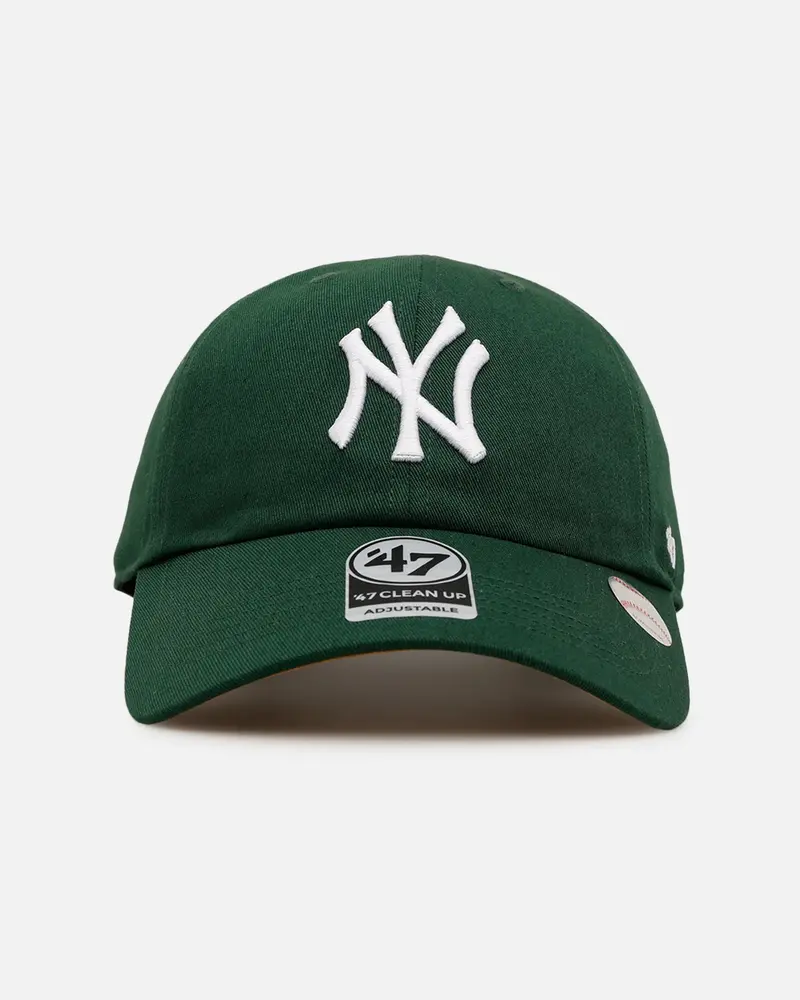 47 Brand New York Yankees 'Yankees Color Wheel' Suede Undervisor 47 Clean Up Strapback Dark Green 1