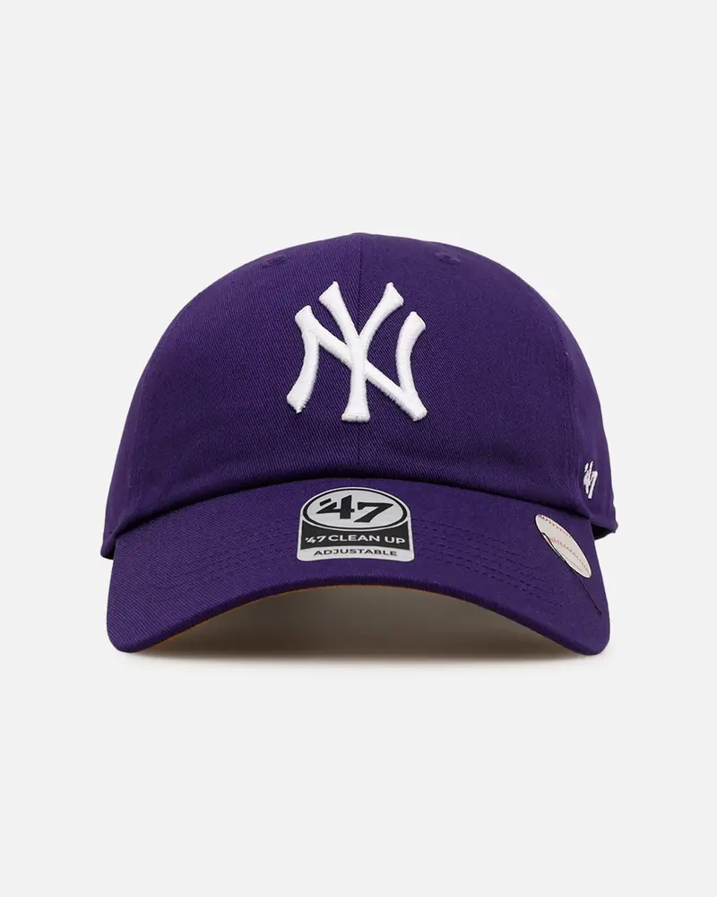 47 Brand New York Yankees 'Yankees Color Wheel' Suede Undervisor 47 Clean Up Strapback Purple 1
