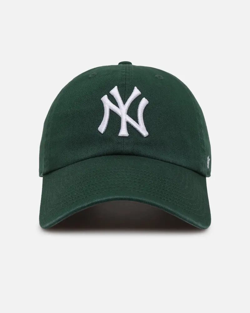 47 Brand New York Yankees 'Yankees Colour Wheel' 47 Clean Up Strapback Dark Green 1