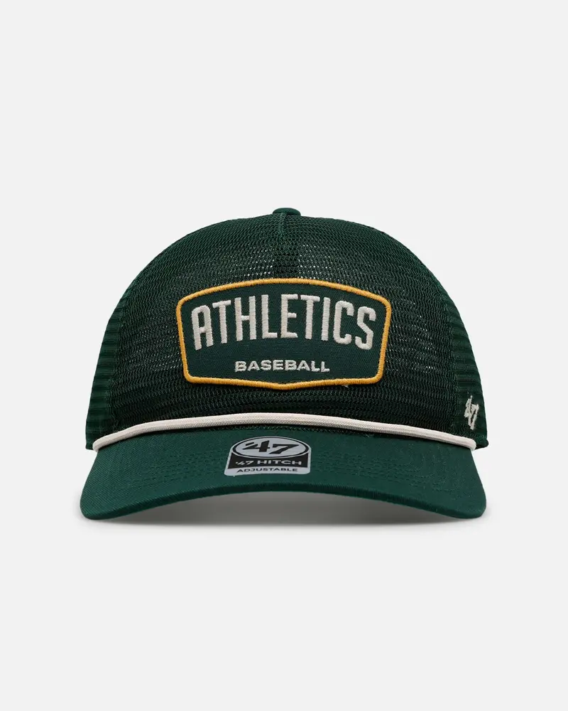 47 Brand Oakland Athletics 'Mesh' Hitch Trucker Snapback Green 1