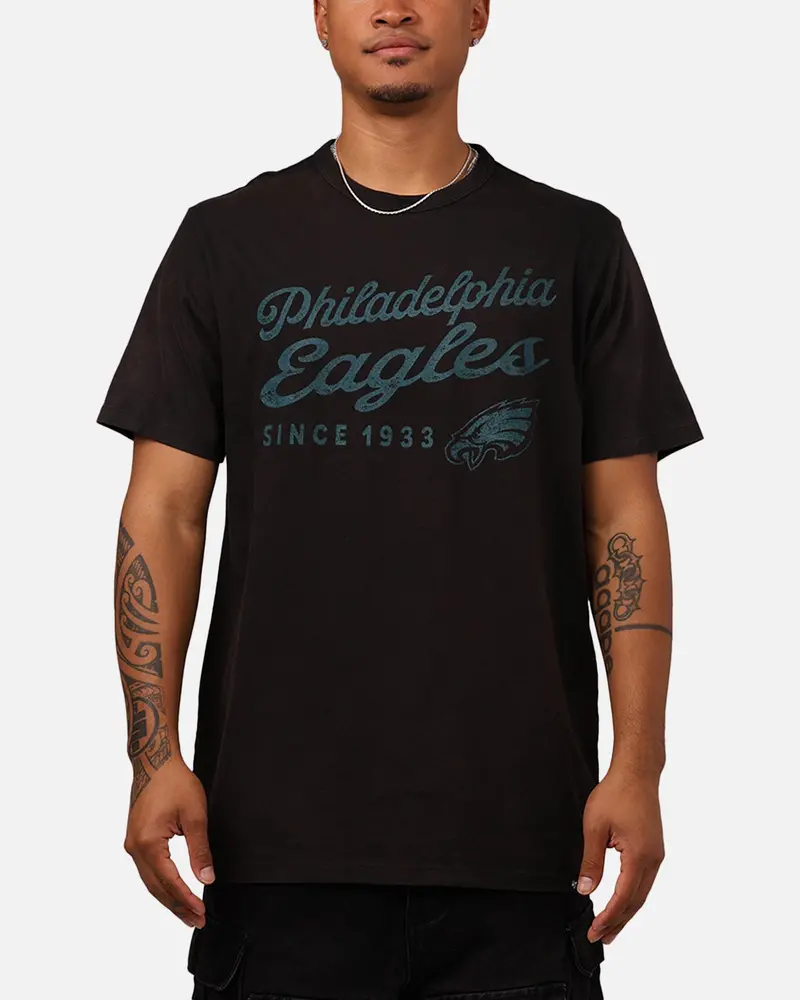 47 Brand Philadelphia Eagles Dusted T-Shirt Black 1