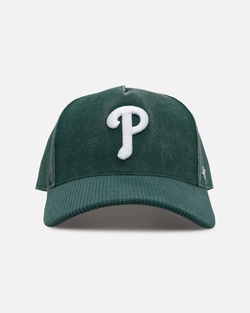 47 Brand Philadelphia Phillies 'Apollo Cord Dark Green' 47 Offside Snapback Dark Green 1