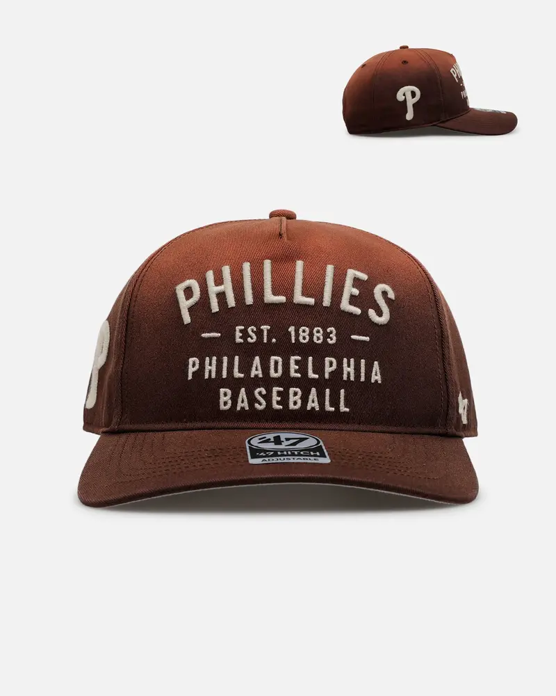 47 Brand Philadelphia Phillies 'Dusted' 47 Hitch Snapback Brown 1