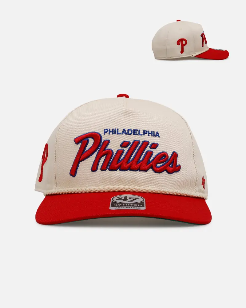 47 Brand Philadelphia Phillies 'Mlb Opening Day' Script Hitch Snapback Natural 1