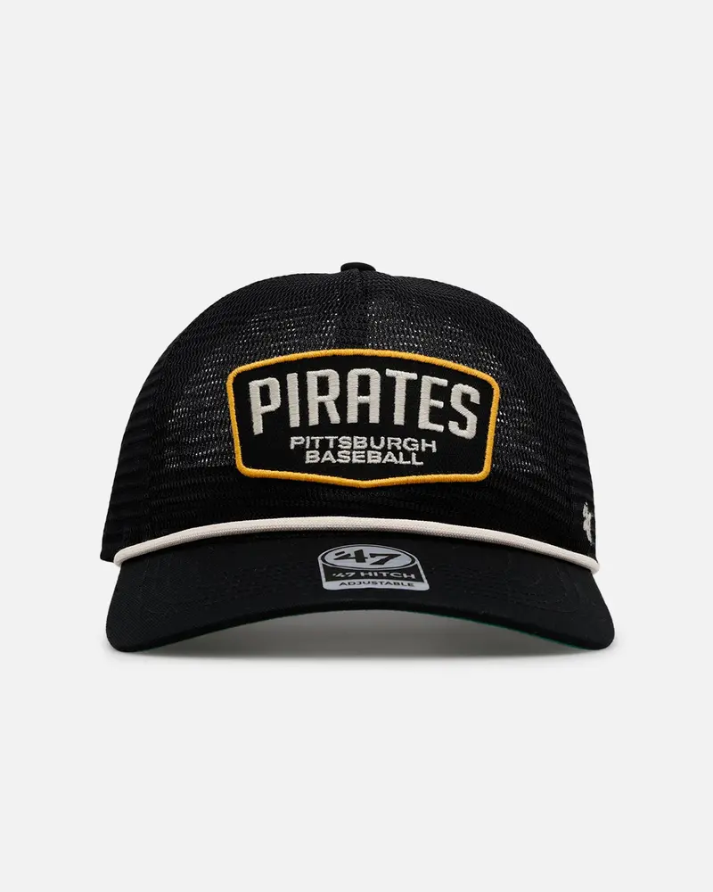 47 Brand Pittsburgh Pirates 'Mesh' Hitch Trucker Snapback Black 1