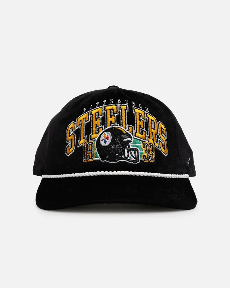 47 Brand Pittsburgh Steelers 47' Hitch Snapback Black 1