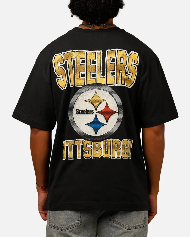 47 Brand Pittsburgh Steelers 'Nfl Trophy Case' Premium T-Shirt Black 1