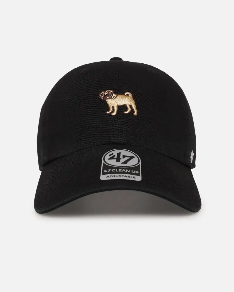 47 Brand Pug 'Dog Collection' 47 Clean Up Strapback Black 1
