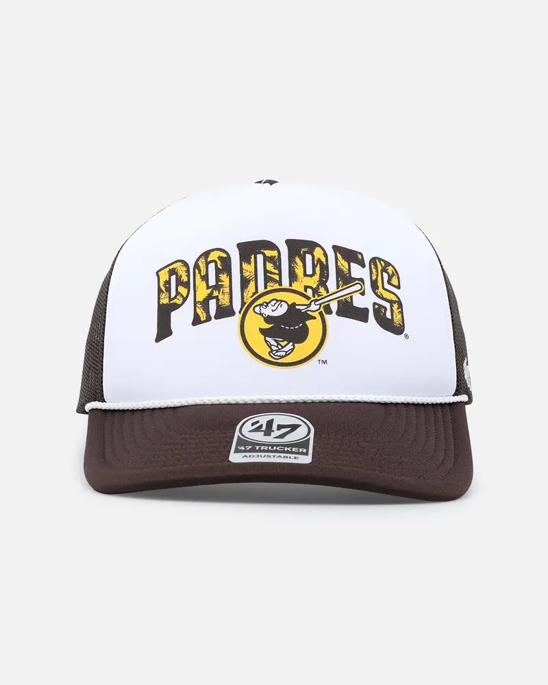 47 Brand San Diego Padres '47 Region Foam Trucker Snapback Navy 1