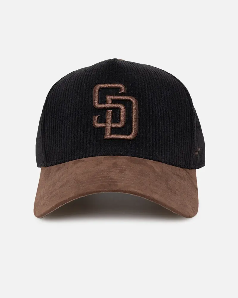 47 Brand San Diego Padres 'Black Barren' 47 Offside Dt Snapback Black 1
