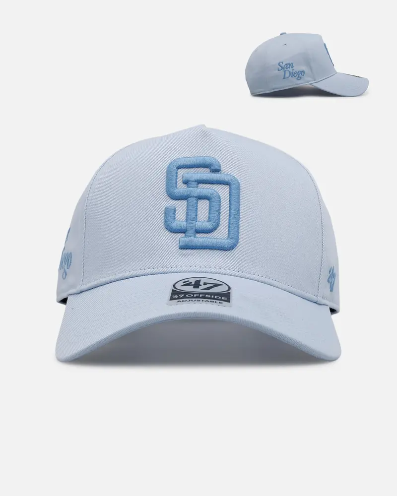 47 Brand San Diego Padres 'Contemporary Basics' Offside Dt Snapback Light Blue 1