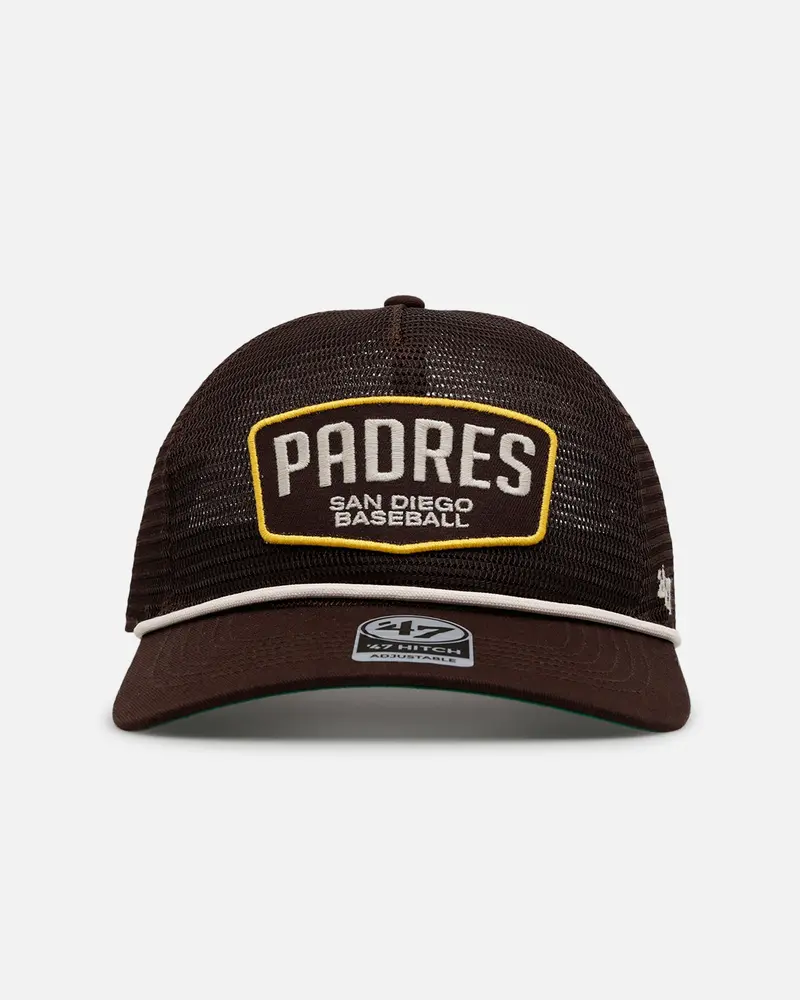 47 Brand San Diego Padres 'Mesh' Hitch Trucker Snapback Brown 1