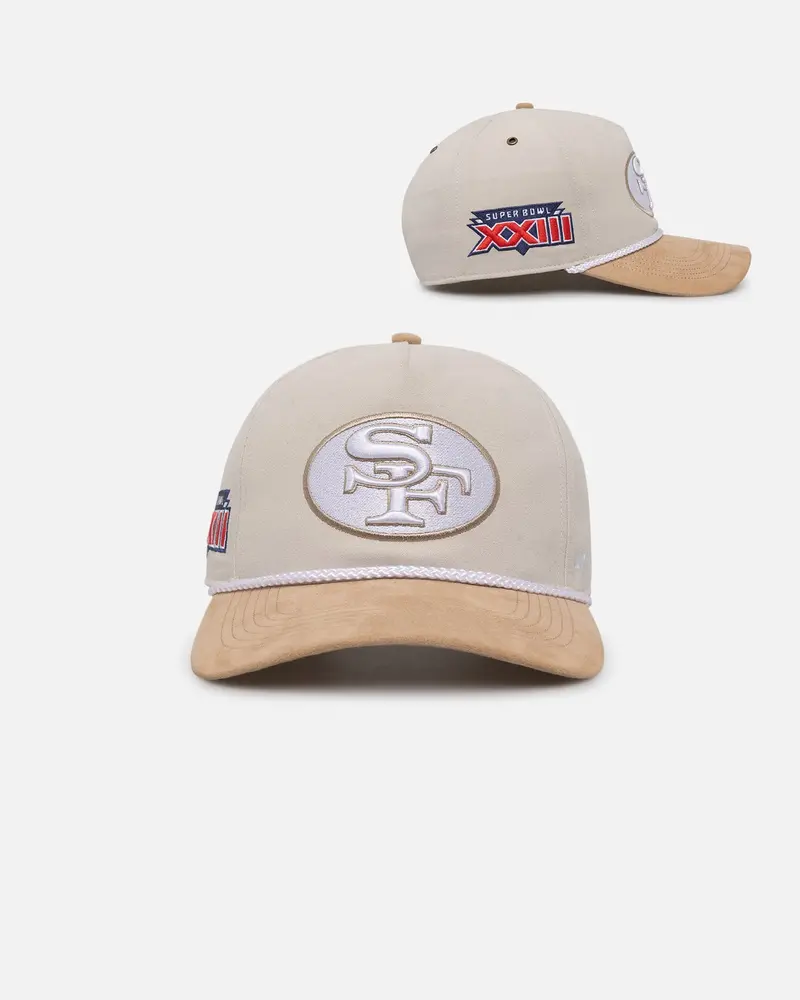 47 Brand San Francisco 49Ers Sand Dune Hitch Rf Snapback Bone/Khaki 1