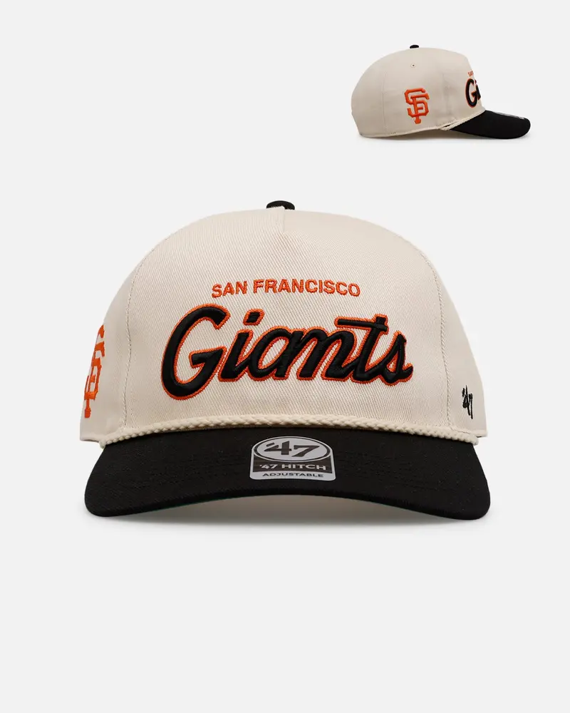47 Brand San Francisco Giants 'Mlb Opening Day' Script Hitch Snapback Natural 1