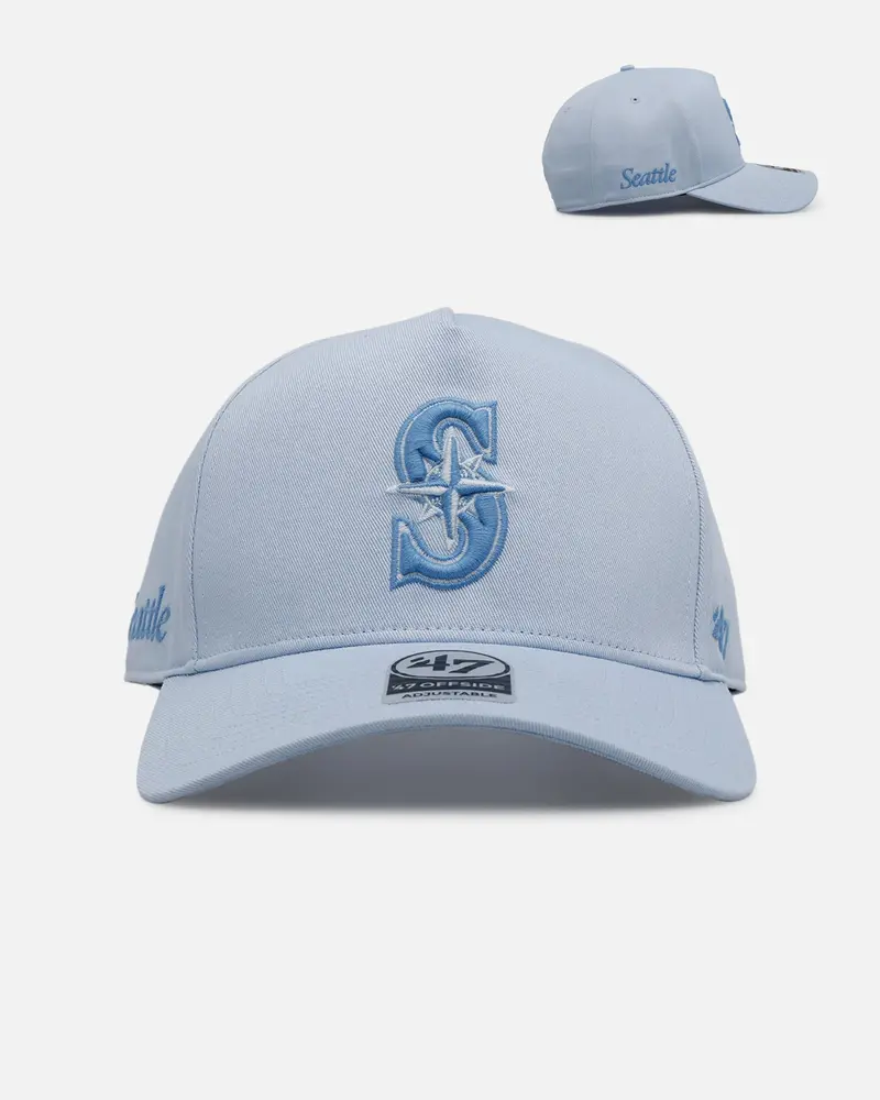 47 Brand Seattle Mariners 'Contemporary Basics' Offside Dt Snapback Light Blue 1
