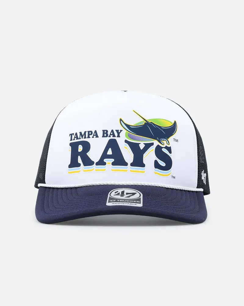 47 Brand Tampa Bay Rays '47 Region Foam Trucker Snapback Navy 1