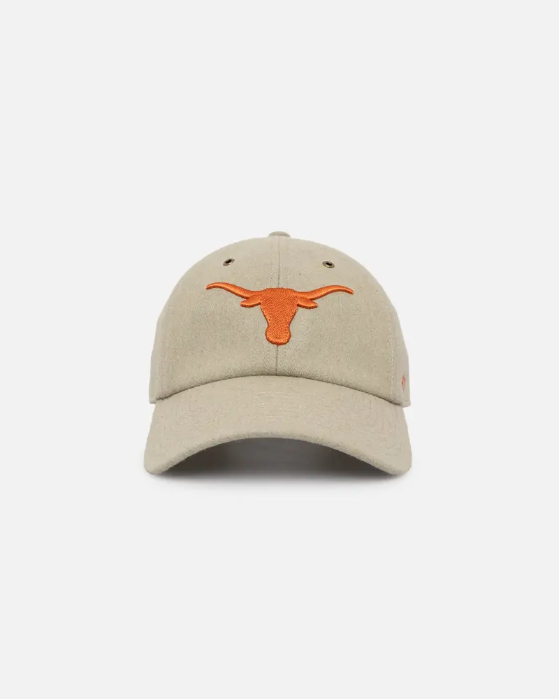 47 Brand Texas Longhorns Wooly Clean Up Strapback Bone 1