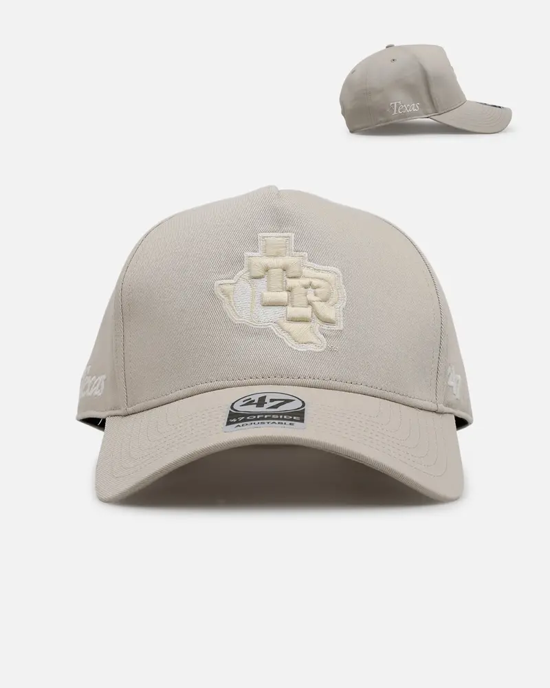 47 Brand Texas Rangers 'Contemporary Basics' Offside Dt Snapback Tan 1