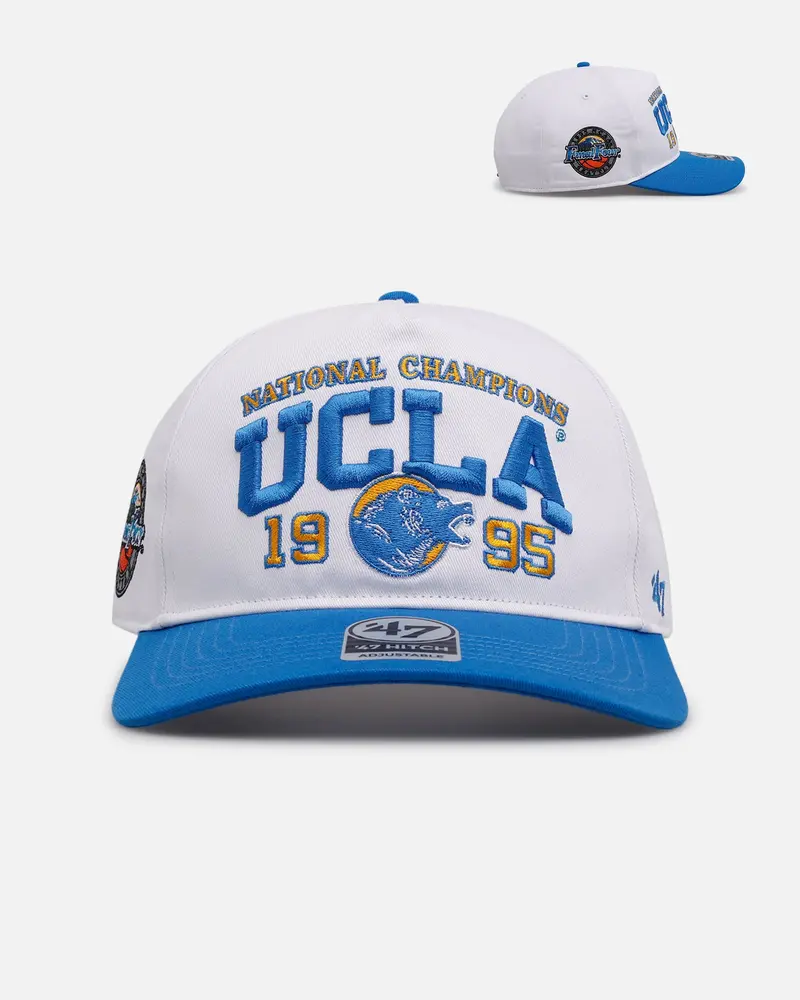 47 Brand Ucla 1995 'March Madness' Hitch Snapback White/Light Blue 1