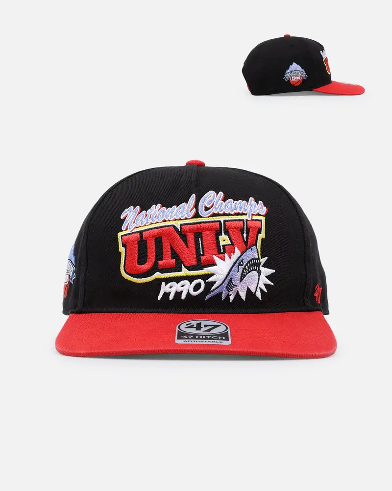 47 Brand Unlv 1990 Hitch Rf Snapback Black/Red 1