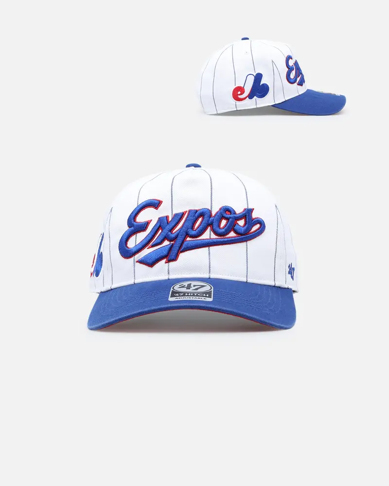 47 Brand Washington Expos 'Double Header Pinstripe' '47 Hitch Snapback White 1