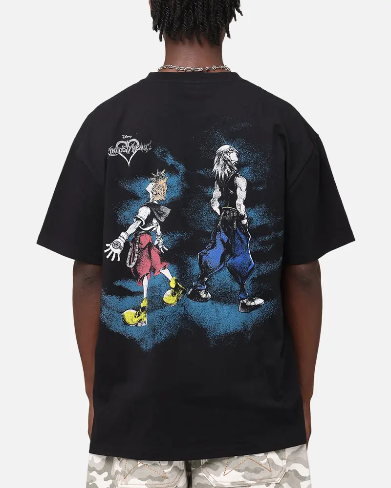 73Studio Disney Kingdom Hearts Gang Heavyweight T-Shirt Black 1