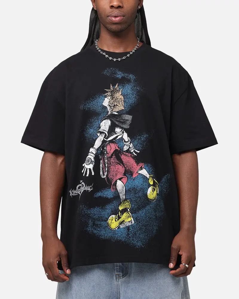 73Studio Disney Kingdom Hearts Sora Heavyweight T-Shirt Black 1