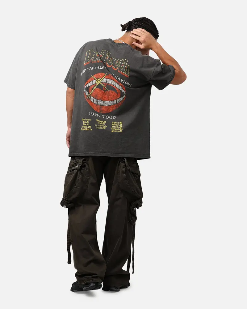 73Studio Disney The Muppets Animal Heavyweight T-Shirt Black Wash 6