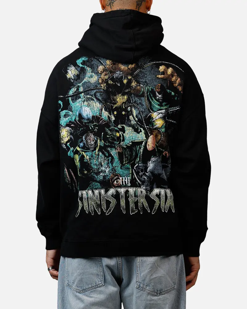 73Studio Marvel Sinister Six Premium Hoodie Black 1
