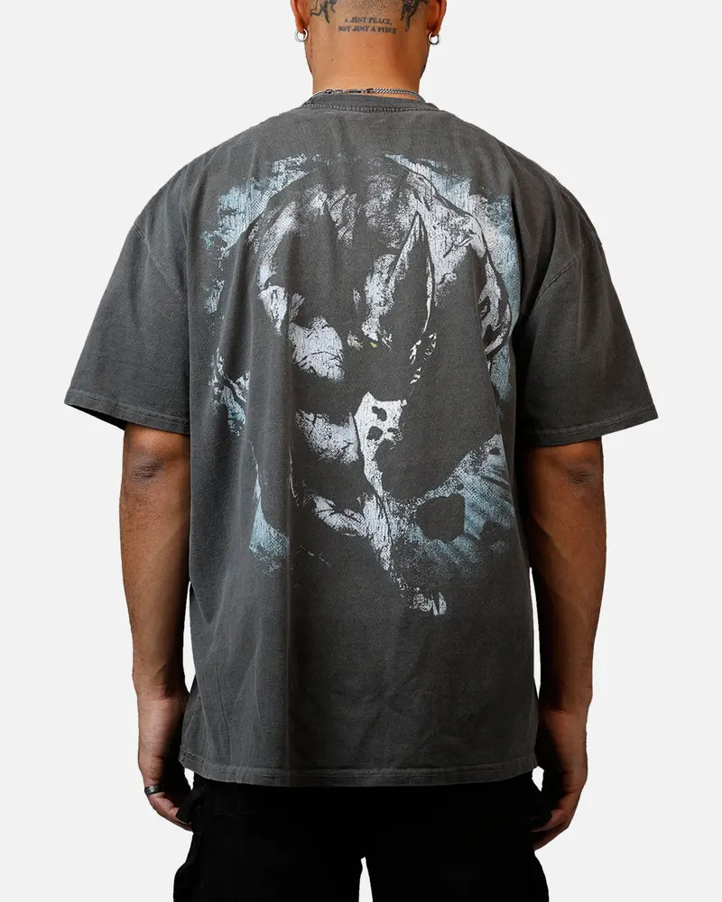 73Studio Marvel Sinister Six Rhino Heavyweight T-Shirt Black Wash 2