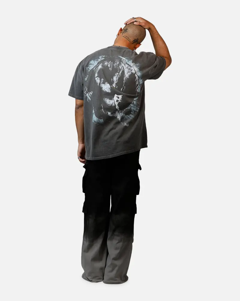 73Studio Marvel Sinister Six Rhino Heavyweight T-Shirt Black Wash 6