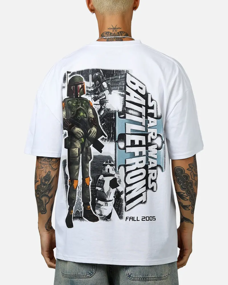 73Studio Star Wars Boba Fett Battlefront Ii T-Shirt White 1
