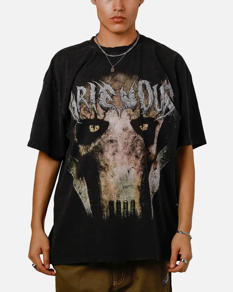 73Studio Star Wars Grevious Vintage T-Shirt Black Acidwash 1