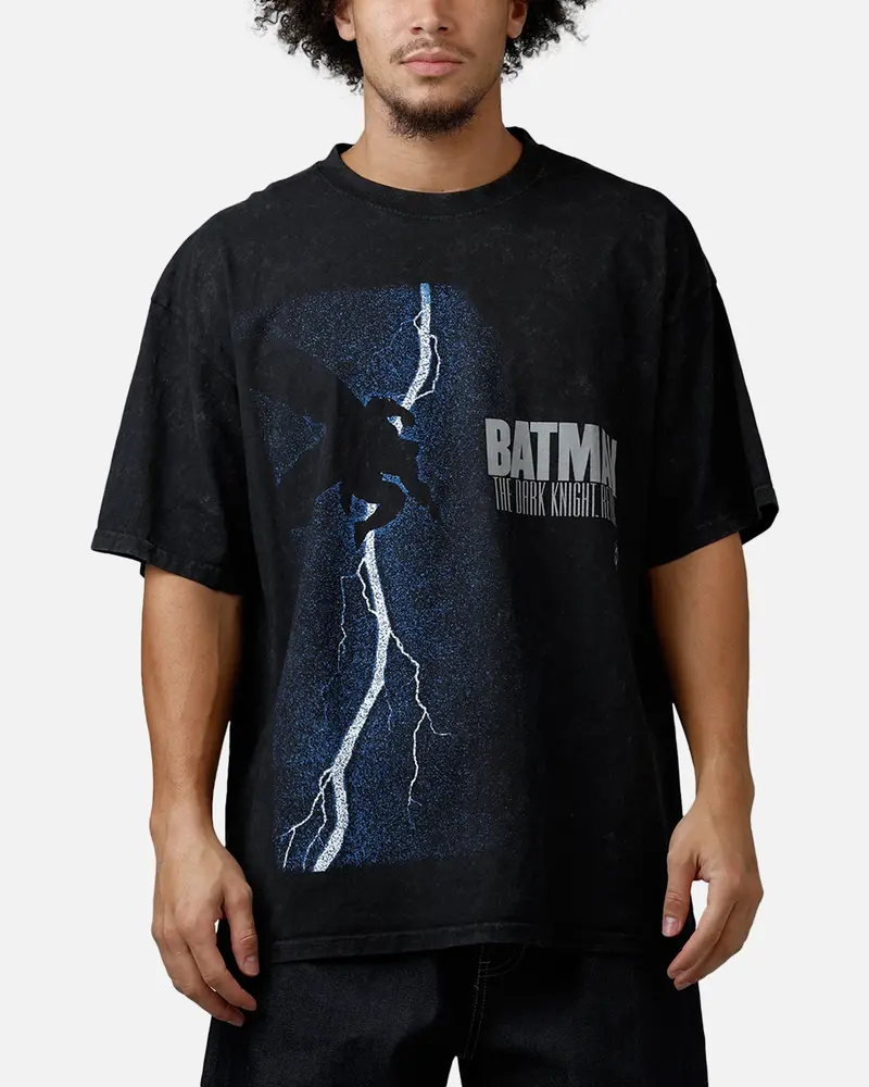 73Studio X Dc Batman Dark Knight T-Shirt Black Acidwash 1