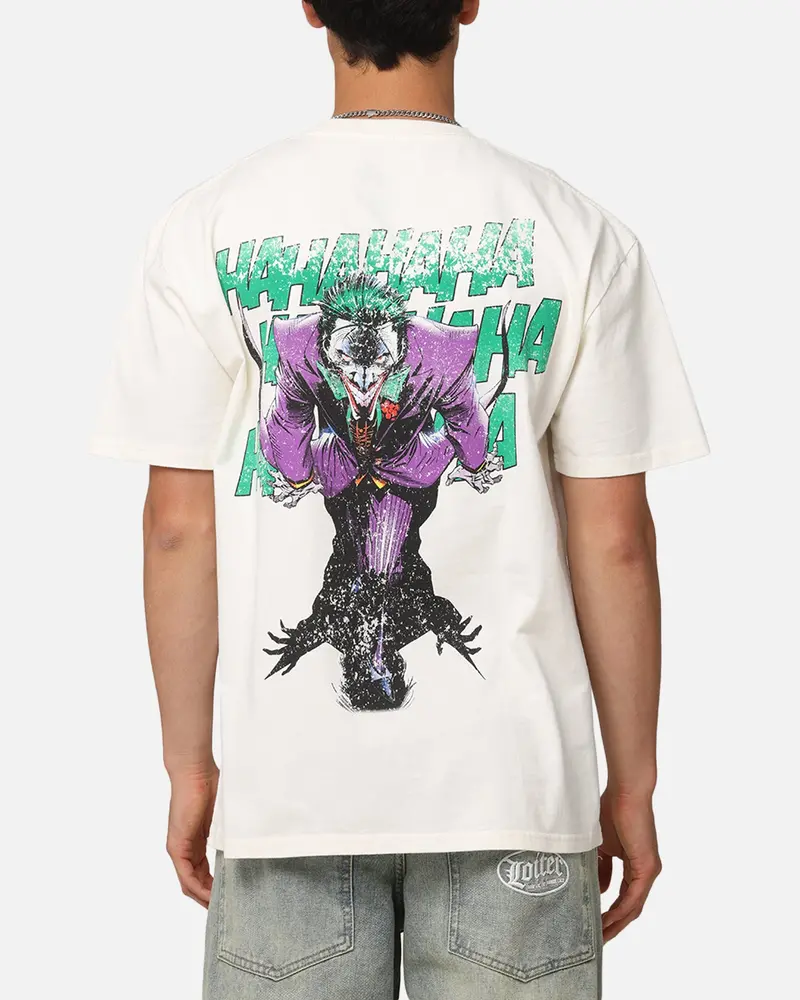 73Studio X Dc Batman The Joker Rings Heavyweight T-Shirt Off White 2